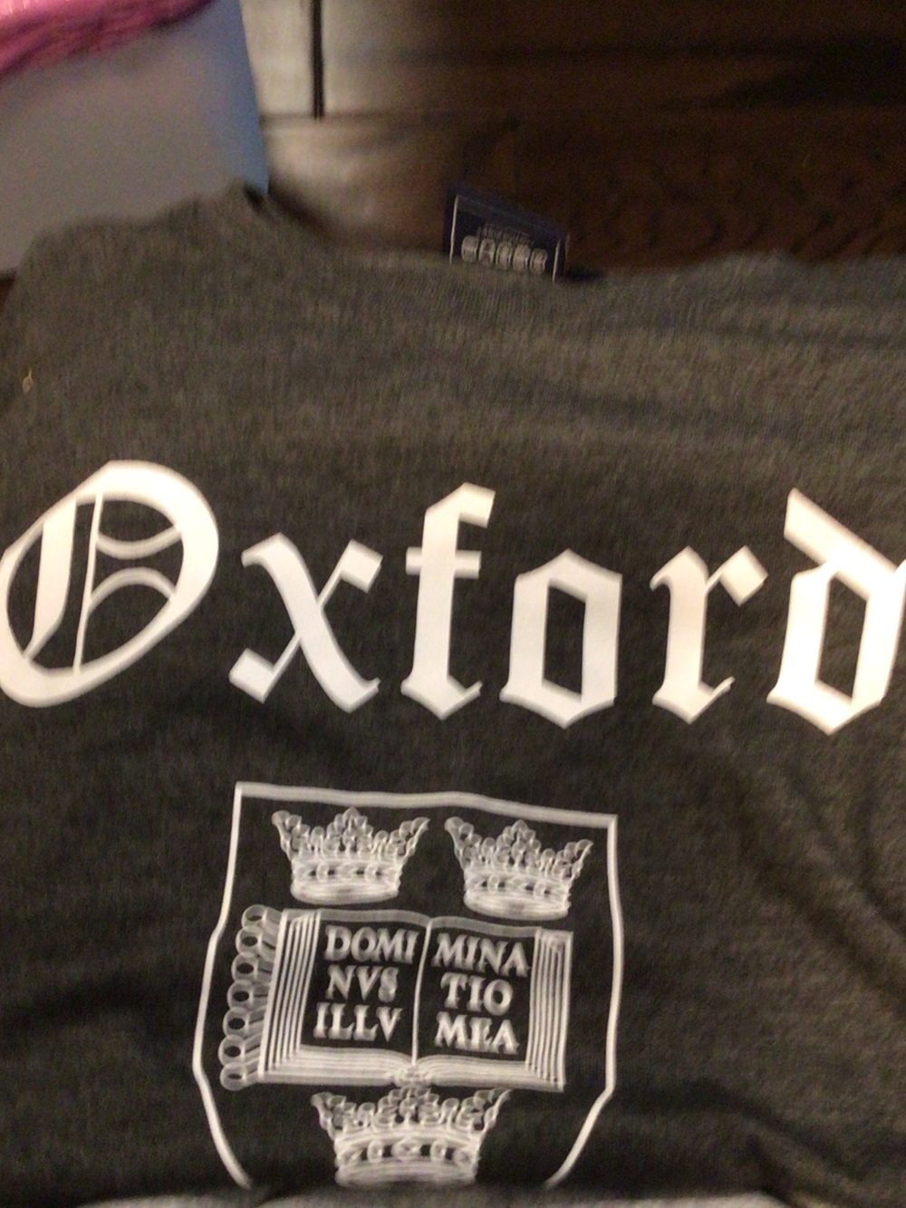 Oxford Men's XL Heather Charcoal Short Sleeve Tee - Gray
